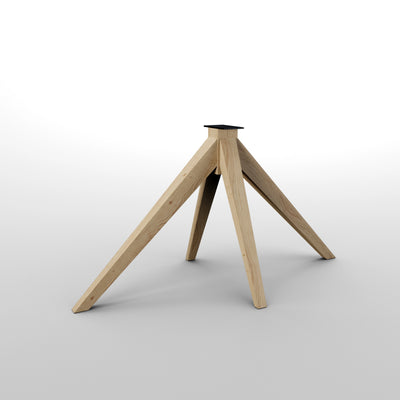 Aeris Tischbein aus Eichenholz