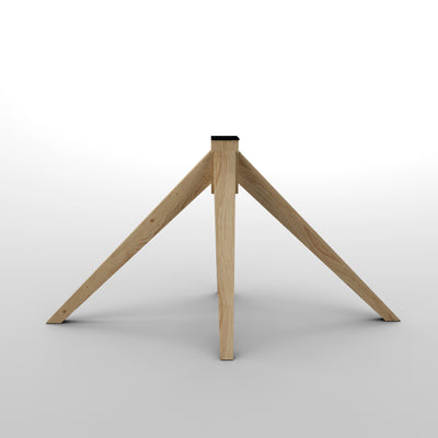 Aeris Tischbein aus Eichenholz