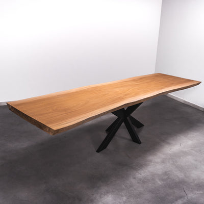 Baumscheiben Esstisch Sipo  - 345 x 90 x 7 cm