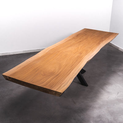 Baumscheiben Esstisch Sipo  - 345 x 90 x 7 cm