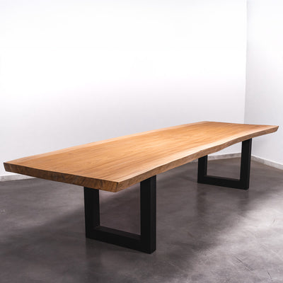 Baumscheiben Esstisch Sipo  - 350 x 105 x 7 cm