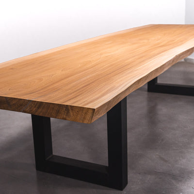 Baumscheiben Esstisch Sipo  - 350 x 105 x 7 cm