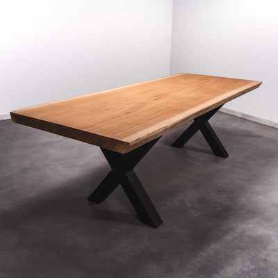 Baumscheiben Esstisch Sipo  - 250 x 105 x 7 cm