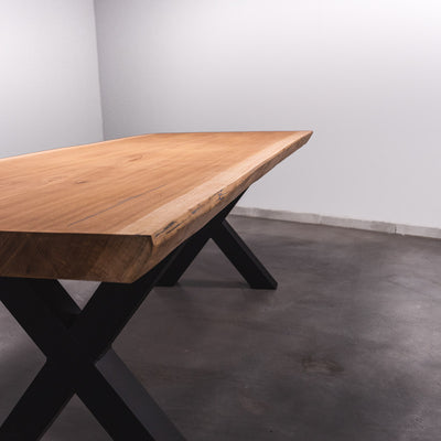 Baumscheiben Esstisch Sipo  - 250 x 105 x 7 cm