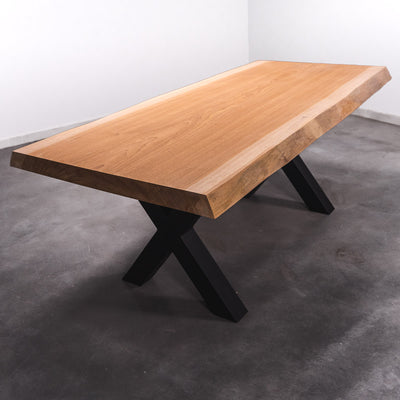 Baumscheiben Esstisch Sipo  - 210 x 95 x 7 cm
