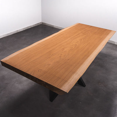 Baumscheiben Esstisch Sipo  - 220 x 100 x 7 cm