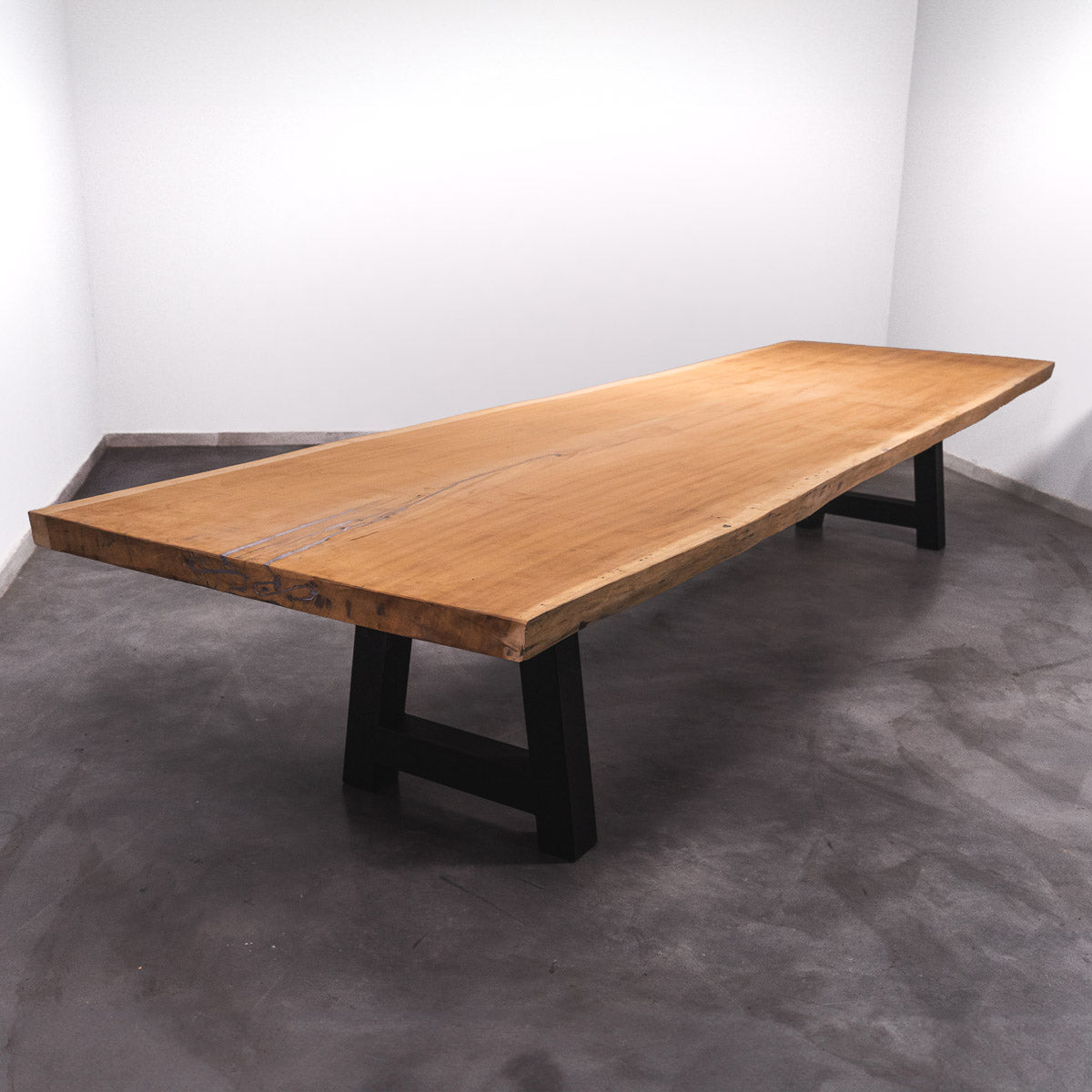 Baumscheiben Esstisch Sapelli - 440 x 130 x 7 cm