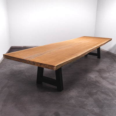 Baumscheiben Esstisch Sapelli - 440 x 130 x 7 cm