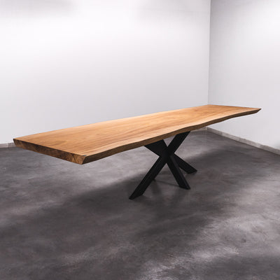 Baumscheiben Esstisch Sipo  - 275 x 90 x 7 cm