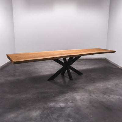 Baumscheiben Esstisch Sipo  - 275 x 90 x 7 cm