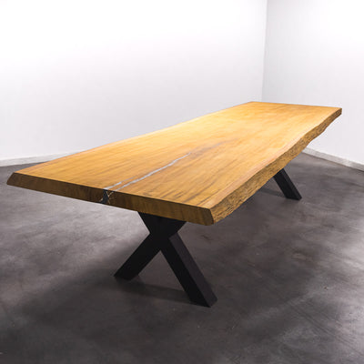 Baumscheiben Esstisch Bilinga  - 330 x 110 x 7 cm