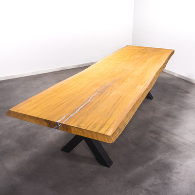 Baumscheiben Esstisch Bilinga  - 330 x 110 x 7 cm