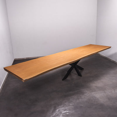 Baumscheiben Esstisch Sipo  - 420 x 110 x 7 cm