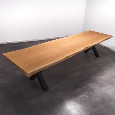 Baumscheiben Esstisch Sapelli - 370 x 110 x 7 cm