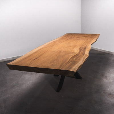Baumscheiben Esstisch Sipo  - 300 x 105 x 7 cm