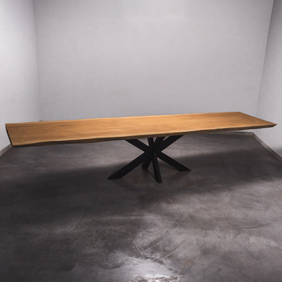Baumscheiben Esstisch Sapelli - 390 x 90 x 7 cm