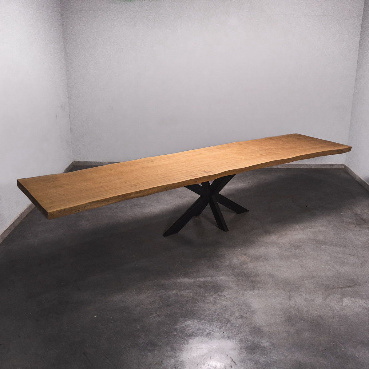 Baumscheiben Esstisch Sapelli - 428 x 100 x 7 cm