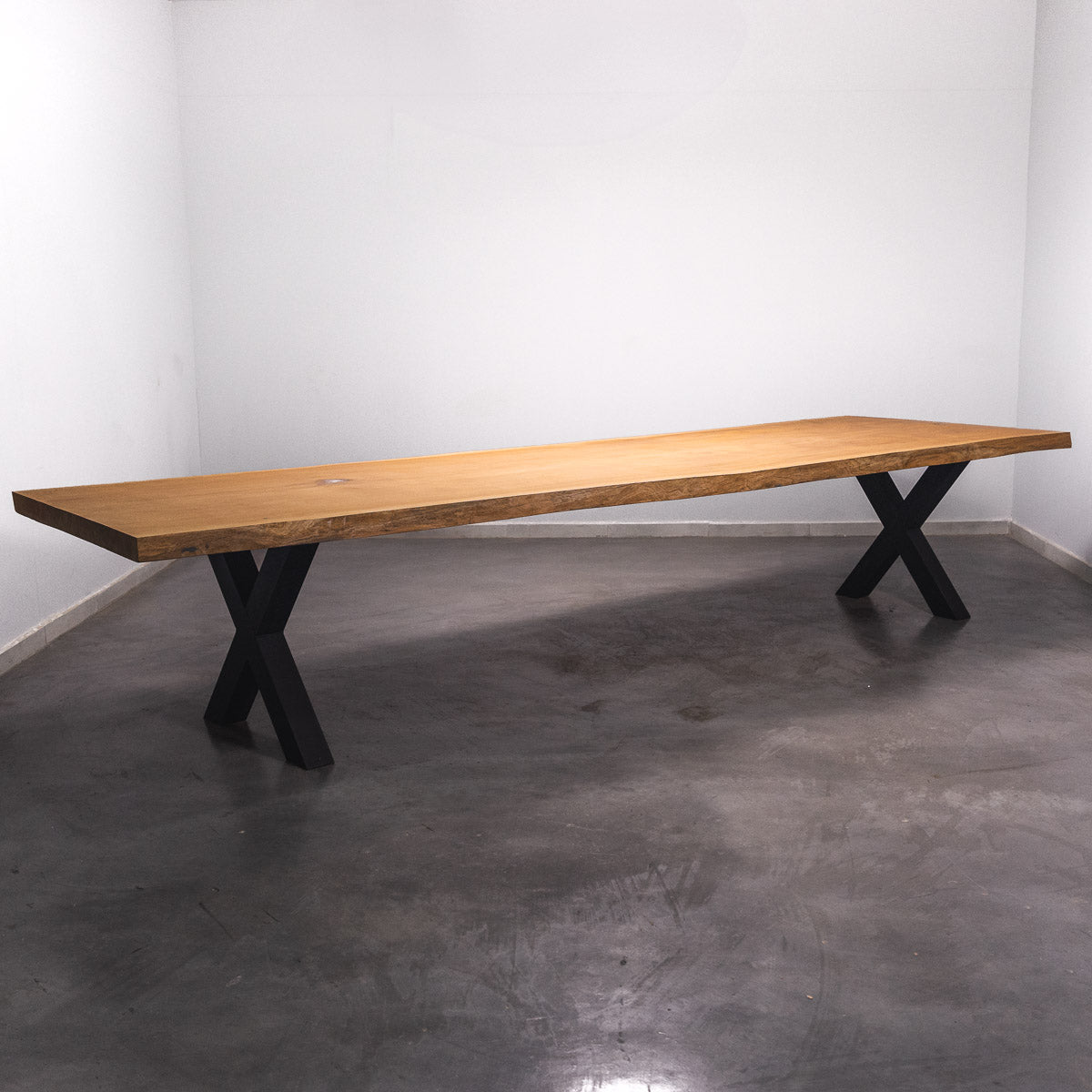 Baumscheiben Esstisch Sipo  - 420 x 115 x 7 cm