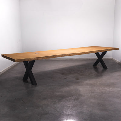 Baumscheiben Esstisch Sipo  - 420 x 115 x 7 cm