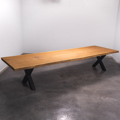 Baumscheiben Esstisch Sipo  - 420 x 115 x 7 cm