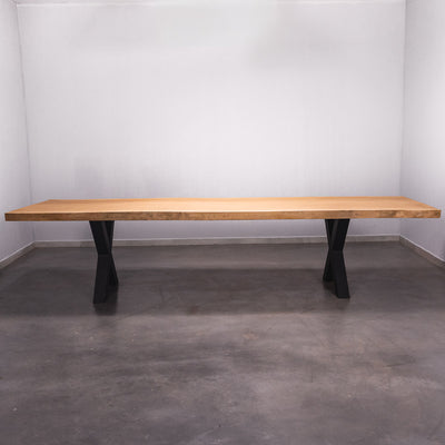 Baumscheiben Esstisch Sapelli - 360 x 110 x 7 cm