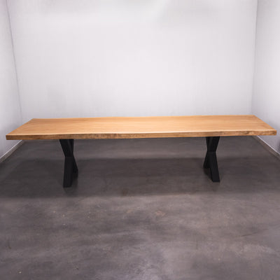 Baumscheiben Esstisch Sapelli - 360 x 110 x 7 cm