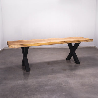 Baumscheiben Esstisch Iroko - 270 x 85 x 7 cm