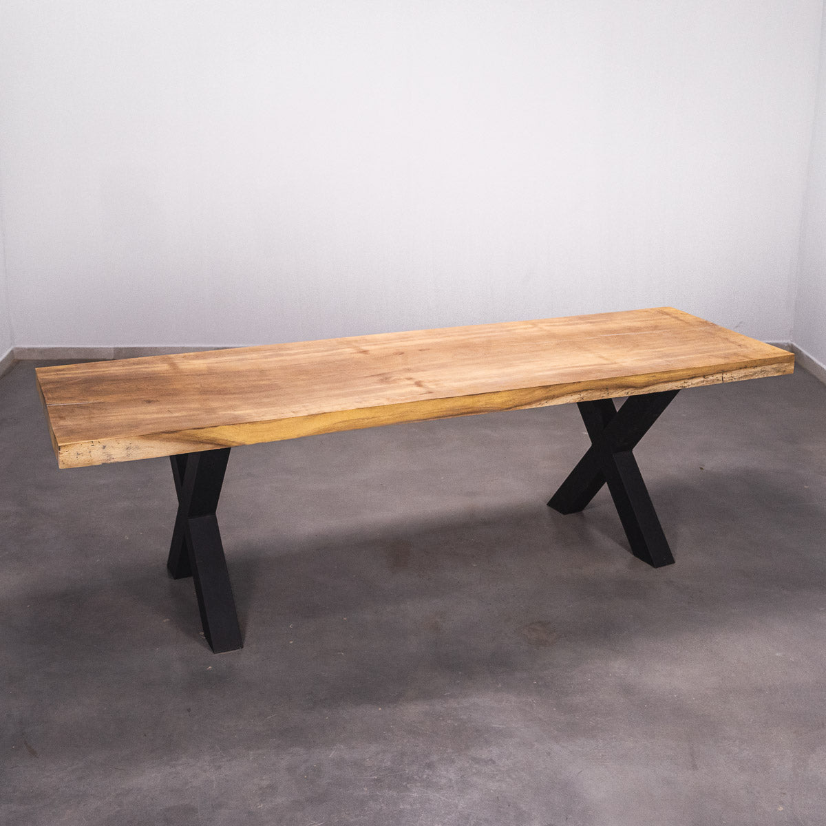 Baumscheiben Esstisch Iroko - 270 x 85 x 7 cm