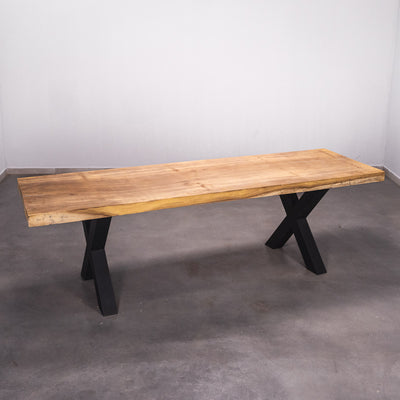 Baumscheiben Esstisch Iroko - 270 x 85 x 7 cm