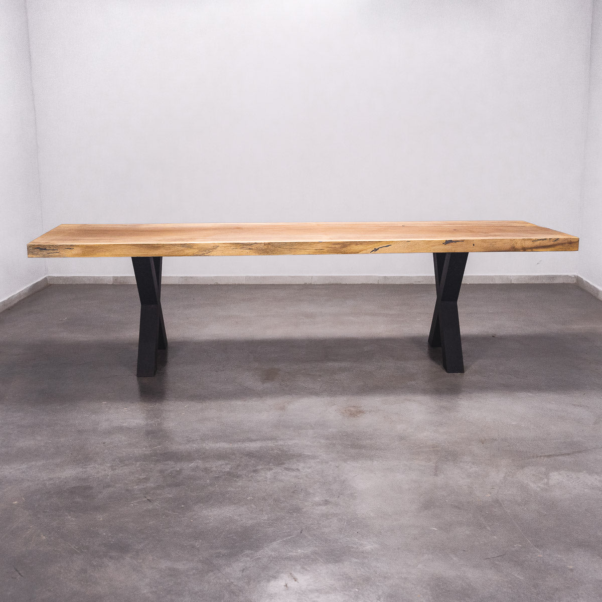 Baumscheiben Esstisch Iroko - 300 x 90 x 7 cm