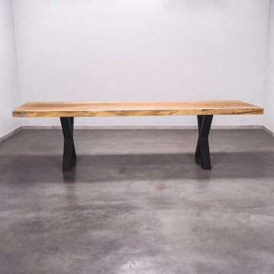 Baumscheiben Esstisch Iroko - 300 x 90 x 7 cm