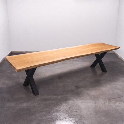 Baumscheiben Esstisch Sipo  - 340 x 85 x 7 cm