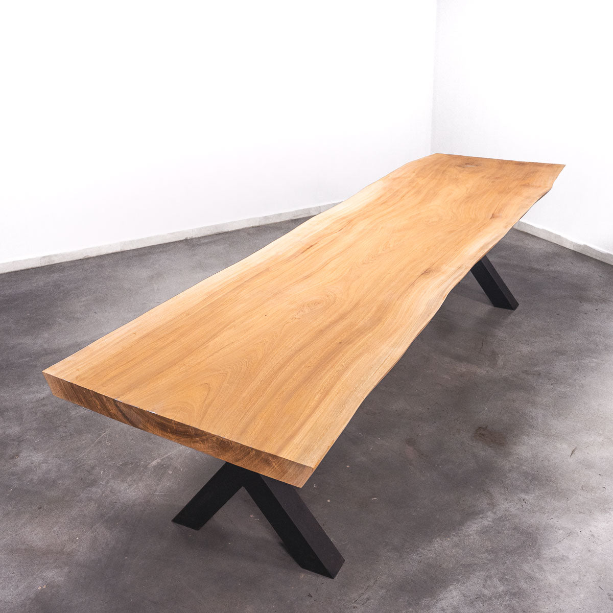 Baumscheiben Esstisch Sipo  - 340 x 85 x 7 cm