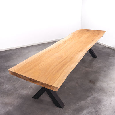 Baumscheiben Esstisch Sipo  - 340 x 85 x 7 cm
