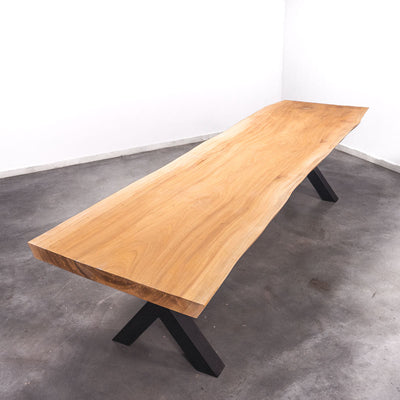 Baumscheiben Gartentisch Sipo  - 340 x 85 x 7 cm