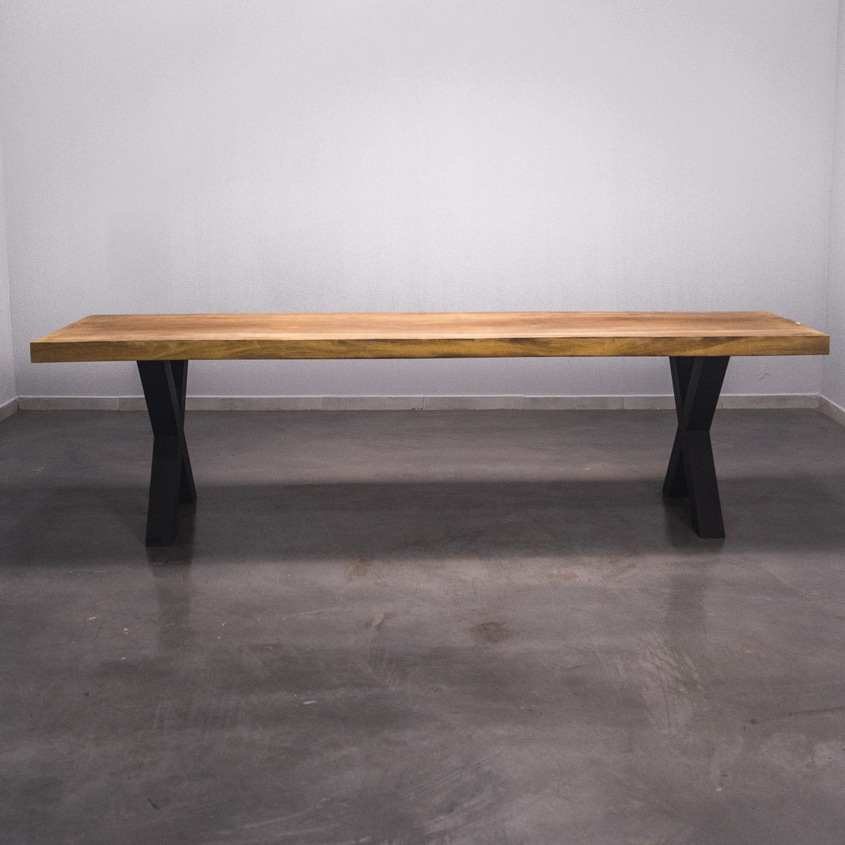 Baumscheiben Esstisch Iroko - 300 x 80 x 7 cm