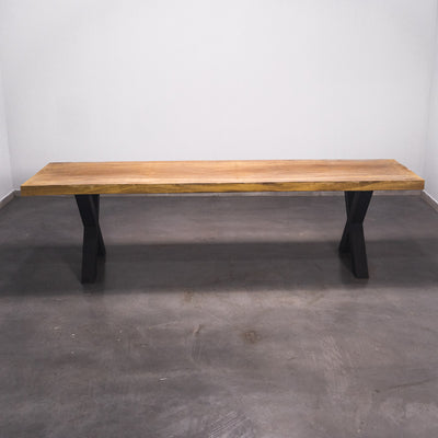 Baumscheiben Esstisch Iroko - 300 x 80 x 7 cm