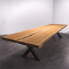 Baumscheiben Esstisch Sapelli - 410 x 125 x 7 cm