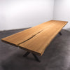Baumscheiben Esstisch Sapelli - 410 x 125 x 7 cm
