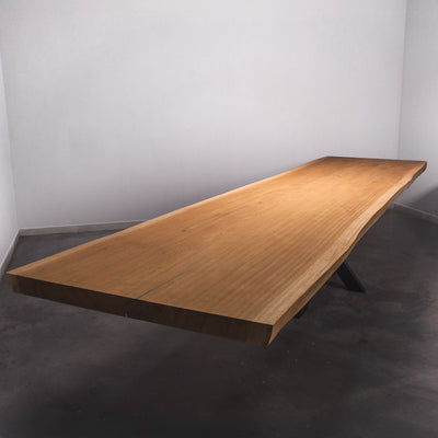Baumscheiben Esstisch Sipo  - 470 x 110 x 7 cm
