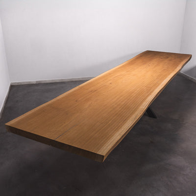 Baumscheiben Esstisch Sipo  - 470 x 110 x 7 cm