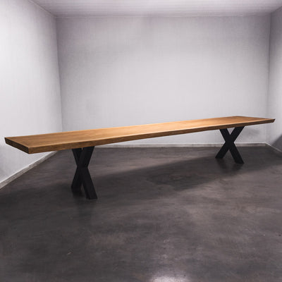 Baumscheiben Gartentisch Sipo  - 470 x 100 x 7 cm