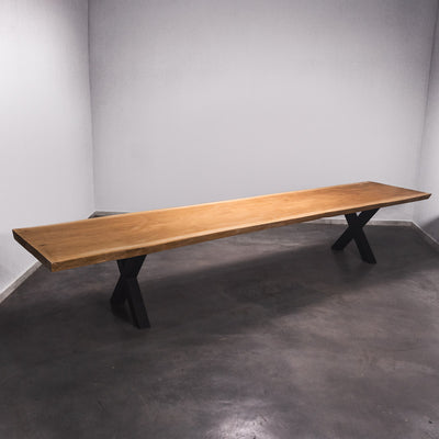 Baumscheiben Esstisch Sipo  - 470 x 100 x 7 cm