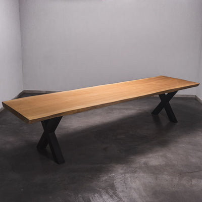 Baumscheiben Esstisch Sapelli - 300 x 105 x 7 cm