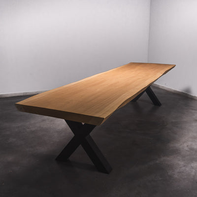 Baumscheiben Esstisch Sapelli - 300 x 105 x 7 cm