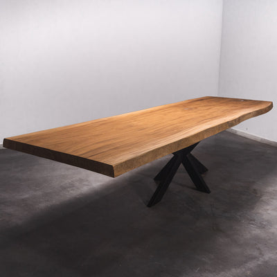 Baumscheiben Esstisch Sipo  - 370 x 120 x 7 cm