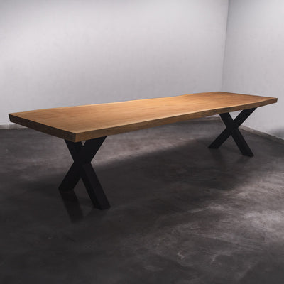 Baumscheiben Esstisch Sapelli - 340 x 105 x 7 cm