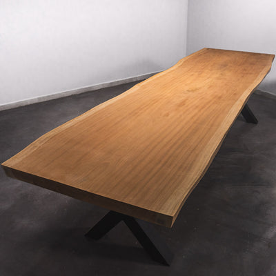 Baumscheiben Esstisch Sapelli - 340 x 105 x 7 cm