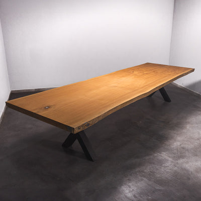 Baumscheiben Esstisch Sipo  - 410 x 130 x 7 cm