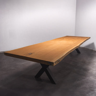 Baumscheiben Esstisch Sipo  - 410 x 130 x 7 cm
